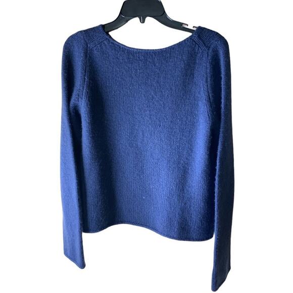 Vince 100% Cashmere Sweater Women Size Large Pullover Crew Neck Knitted Top - Picture 5 of 10